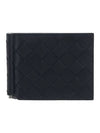 Intrecciato Bill Clip Card Wallet Navy - BOTTEGA VENETA - BALAAN 5