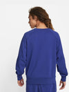 Air French Terry Crew Neck Sweatshirt Blue - NIKE - BALAAN 3