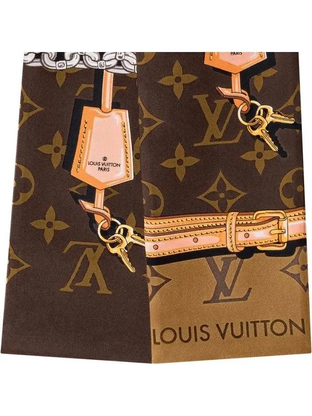 Monogram Confidential Bandeau Scarf Brown - LOUIS VUITTON - BALAAN.