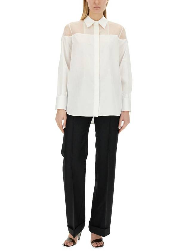 Blouse Shirt N09HW504 C7J WHITE - HELMUT LANG - BALAAN 3