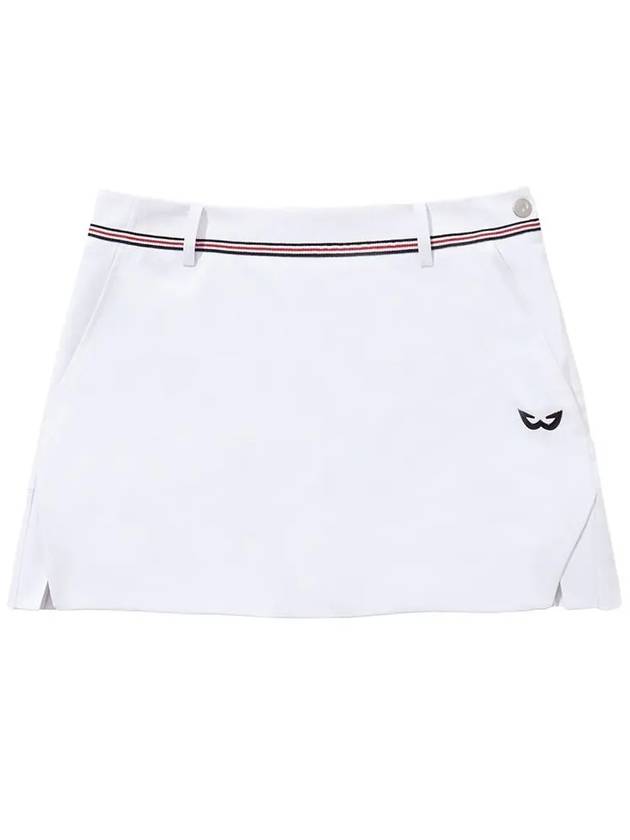 Golf Wear Back Pleated Culotte Golf Skirt WB21SUWQ01WH White - WHITEBALL - BALAAN 1