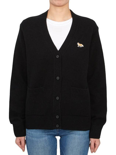 Baby Fox Patch Boxy Cardigan Black - MAISON KITSUNE - BALAAN 2