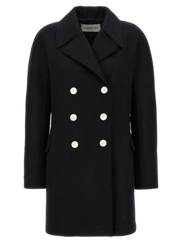 Trench Coat RWCO00315758A2310 Black - LANVIN - BALAAN 1