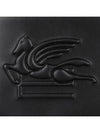 Pegasus Motif Embossed Leather Bifold Wallet Black - ETRO - BALAAN 6