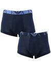 Logo 2PACK Trunk Underwear 111210 27435 - EMPORIO ARMANI - BALAAN 1