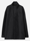 Men's EKD Applique Nylon Zip-Up Jacket Black - BURBERRY - BALAAN 2