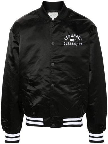 Class Of 89 Bomber Jacket Black - CARHARTT WIP - BALAAN 1