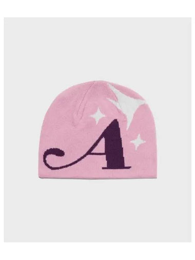 U Star A Skully Beanie Pink - AWAKE NY - BALAAN 1