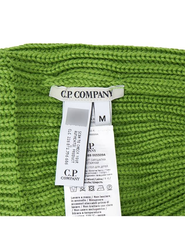 Kifds Merino Wool Goggle Beanie Green - CP COMPANY - BALAAN 5