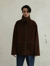 Men's Reversible Mustang Jacket Brown - FILLCHIC - BALAAN 5