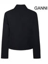 Lightweight Jacket Black - GANNI - BALAAN 4