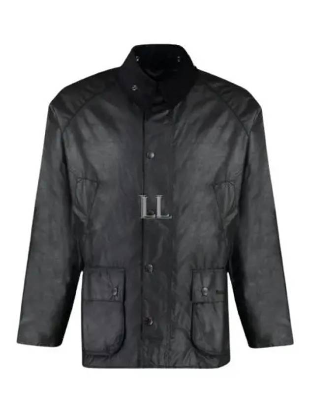 Bedale Wax Half Lined Jacket Black - BARBOUR - BALAAN 2