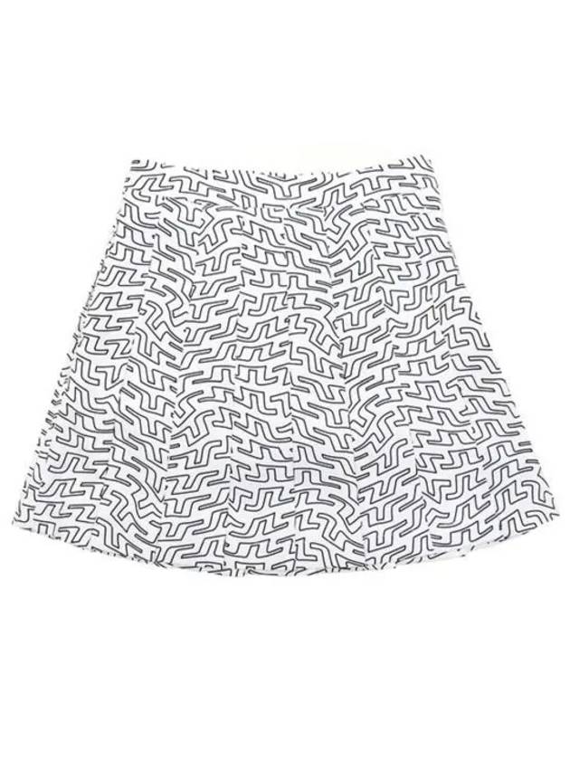 Golf Adina Print Skirt White - J.LINDEBERG - BALAAN 2