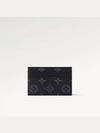 Monogram Eclipse Double Card Wallet Black - LOUIS VUITTON - BALAAN 7