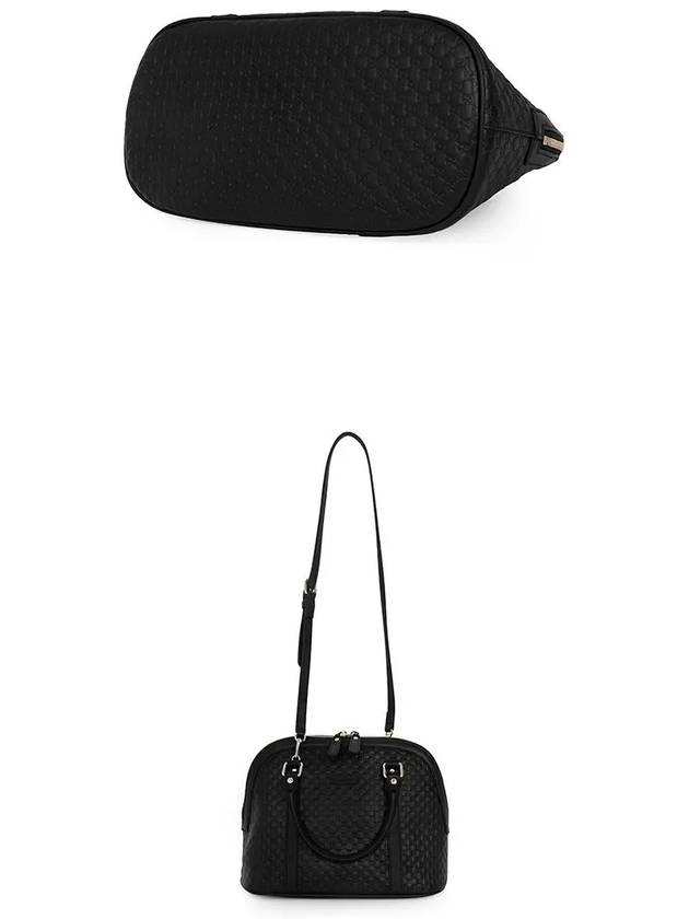 Micro GG Ssima Dome Tote Bag Black - GUCCI - BALAAN 7