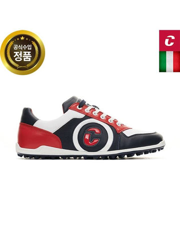 Official Italian handmade golf shoes KUBA20 NAVYWHITERED - DUCA DEL COSMA - BALAAN 1