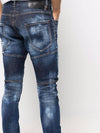 Clean Wash Tidy Biker Jeans Blue - DSQUARED2 - BALAAN 7