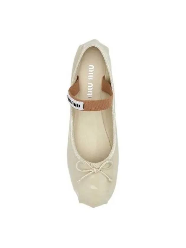 Ballerina Flats 5F794DFDX05JHR F0304 White - MIU MIU - BALAAN 4