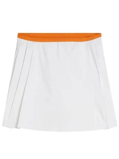 Women's Sierra Pleated Skirt White - J.LINDEBERG - BALAAN 2