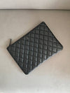 Classic Clutch Medium Lambskin Shiny Pearl Saw Black A82545 - CHANEL - BALAAN 10