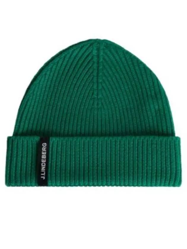 Men's Juan Merino Beanie Ultramarine Green - J.LINDEBERG - BALAAN 2