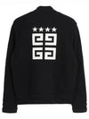 4G Star Logo Wool Bomber Jacket Black - GIVENCHY - BALAAN 3