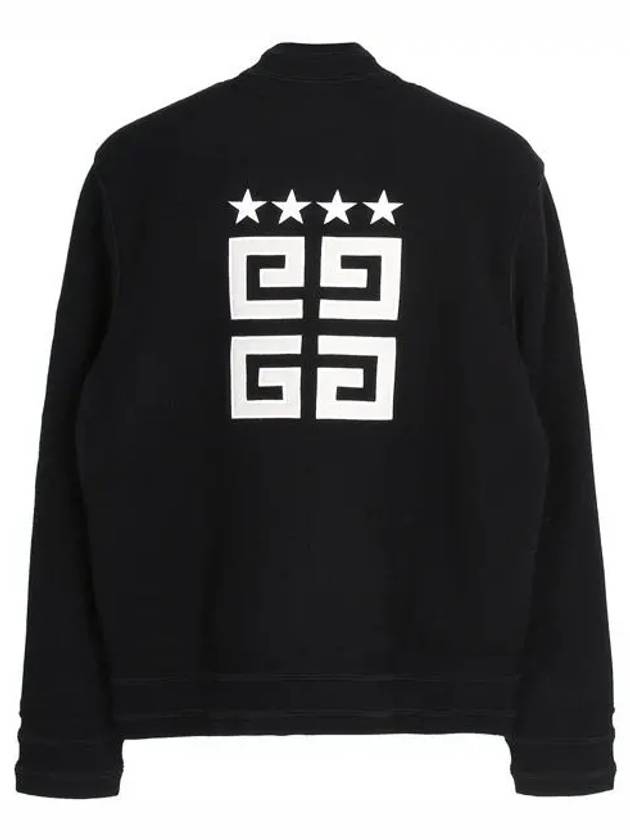 4G Star Logo Wool Bomber Jacket Black - GIVENCHY - BALAAN 3