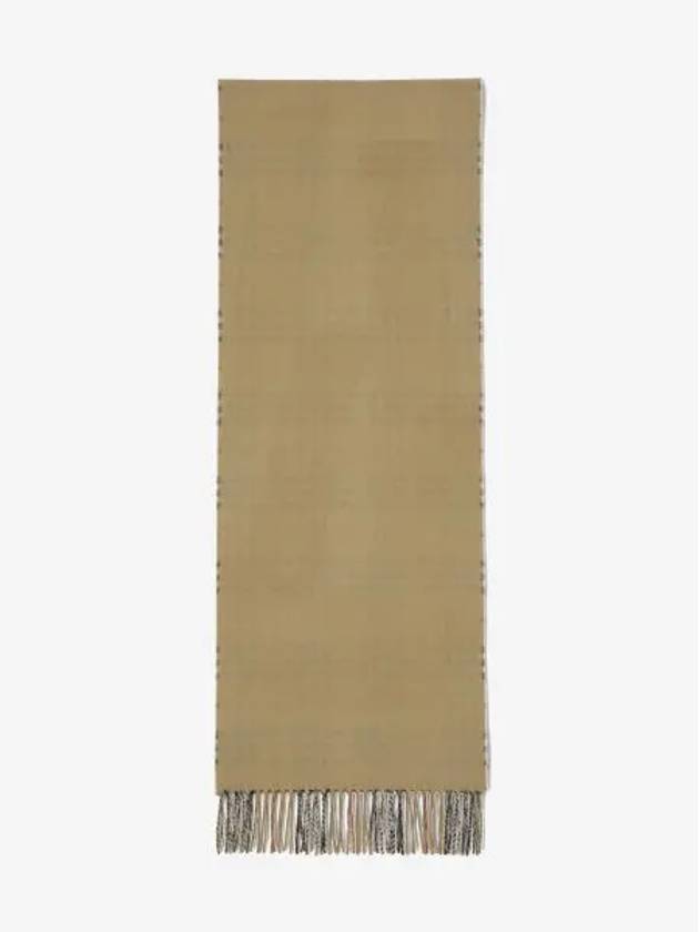 Check Cashmere Scarf Beige - BURBERRY - BALAAN 2