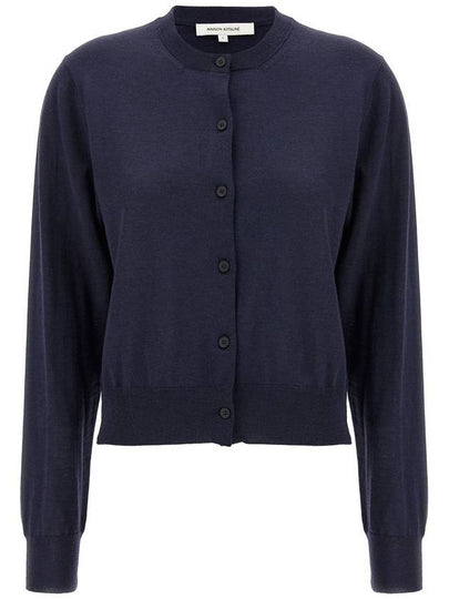 Baby Fox Patch Regular Cardigan Blue - MAISON KITSUNE - BALAAN 2