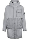 Goretex Infinium Lens Patch Parka Grey - CP COMPANY - BALAAN 2