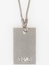 BRASS DOG TAG NECKLACE - NEIL BARRETT - BALAAN 3