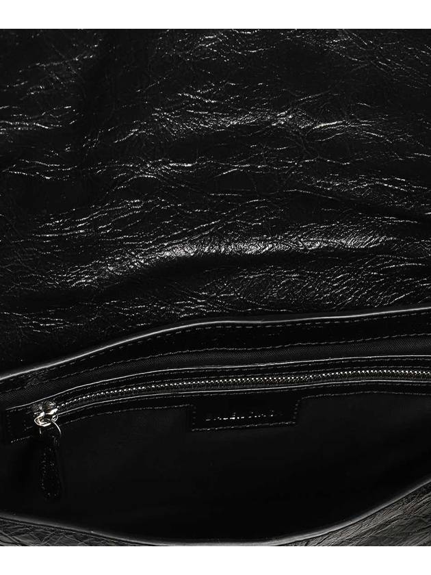 Zipper Stud Arena Lambskin Shoulder Bag Black - BALENCIAGA - BALAAN 4