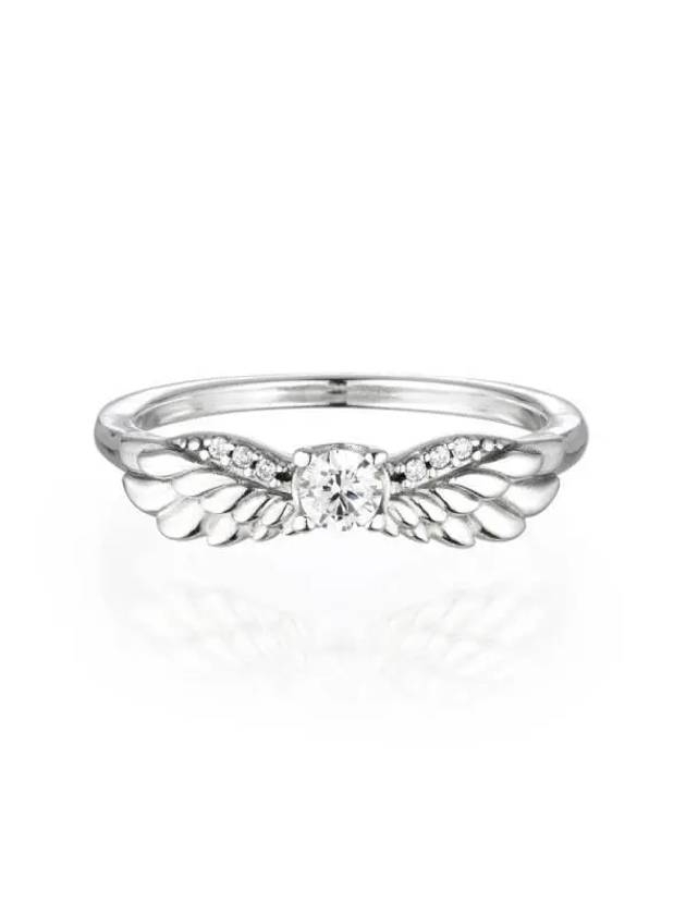 Women's Sparkling Angel Wings Ring Silver - PANDORA - BALAAN 3