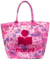 Yenky Logo Print Cotton Tote Bag Pink - ISABEL MARANT - BALAAN 2