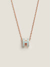 Mini Pop H Pendant Necklace Rose Gold - HERMES - BALAAN 2