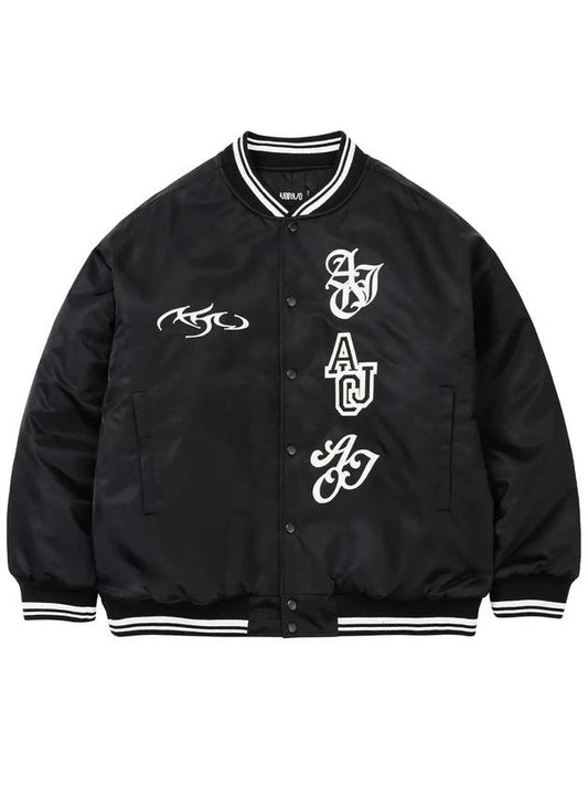 nylon baseball jacket black - AJOBYAJO - BALAAN 2