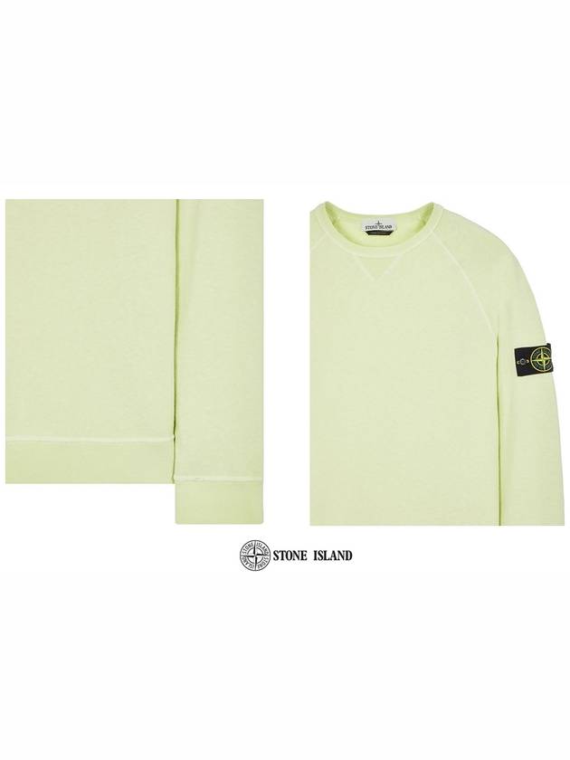 OLD Treatment Wappen Patch Crew Neck Sweatshirt Light Green - STONE ISLAND - BALAAN 7