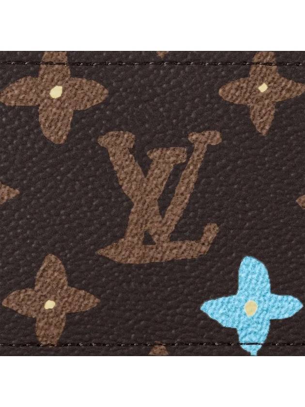 Monogram Craggy Card Holder Chocolate - LOUIS VUITTON - BALAAN 3