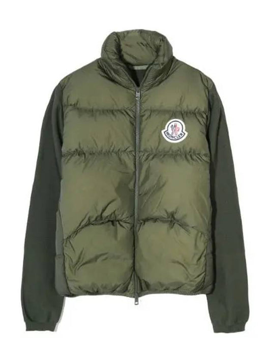 Logo Patch Padded Cardigan Men s Jacket - MONCLER - BALAAN 1