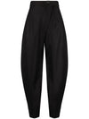 Balloon Wool Slacks Black - LOEWE - BALAAN 1