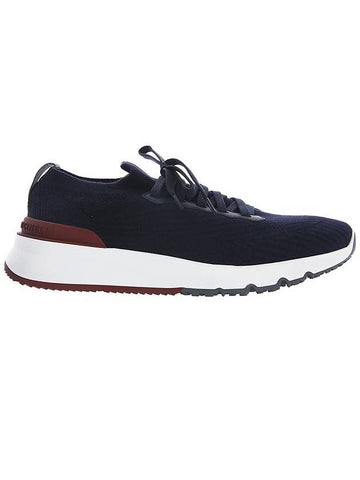 Knit Running Sneakers Navy - BRUNELLO CUCINELLI - BALAAN 1