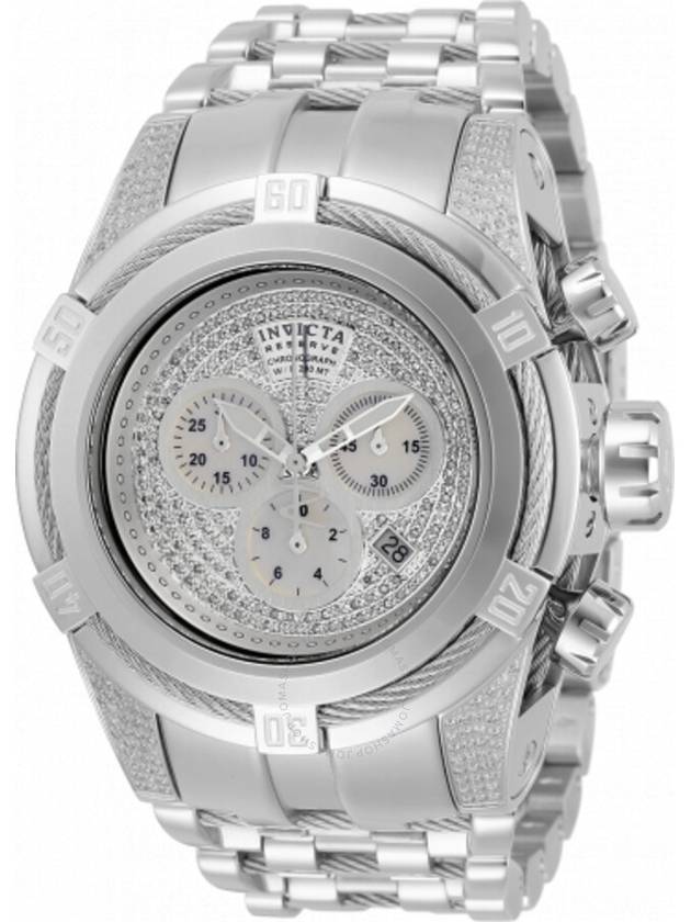 Invicta Reserve Bolt Zeus Chronograph Quartz Silver Dial Men's Watch 29900 - INVICTA - BALAAN 1