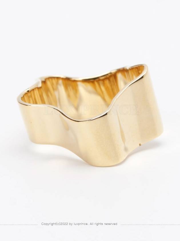 eco brass wave ring 1017hva - JIL SANDER - BALAAN 3