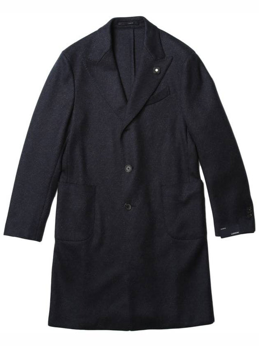 Wool single coat navy M23678AV50 - RVR LARDINI - BALAAN 1