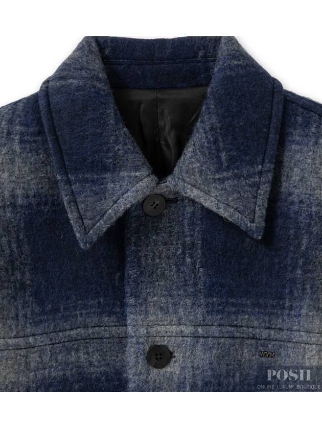 Blue Check Jacket W243JP22931L - WOOYOUNGMI - BALAAN 3