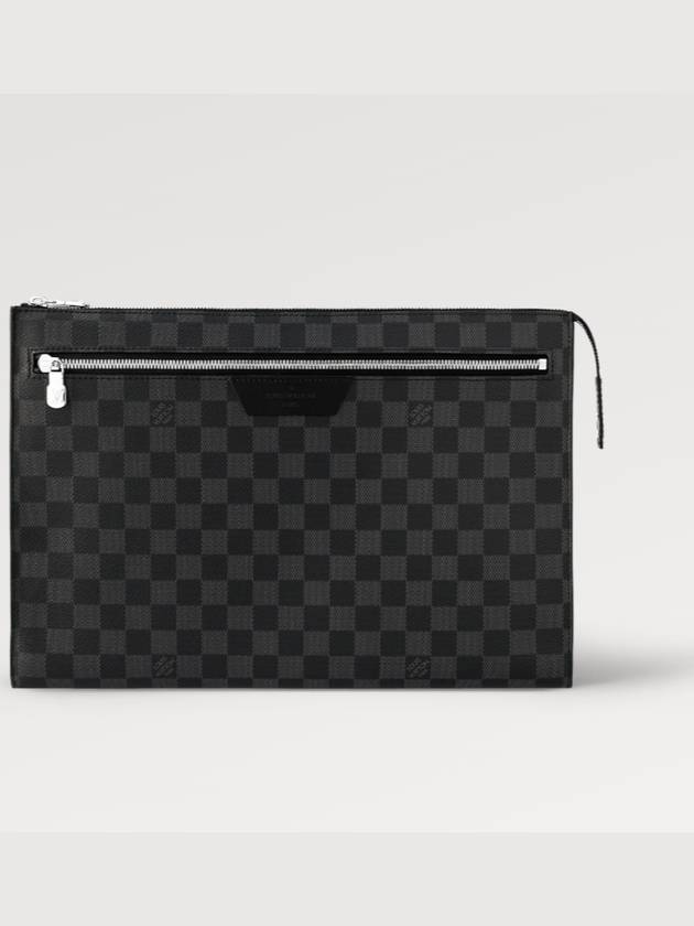 Pochette 24H Damier Pouch Bag Graphite - LOUIS VUITTON - BALAAN 2