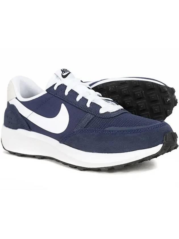 Waffle Nav Low Top Sneakers Navy - NIKE - BALAAN 3