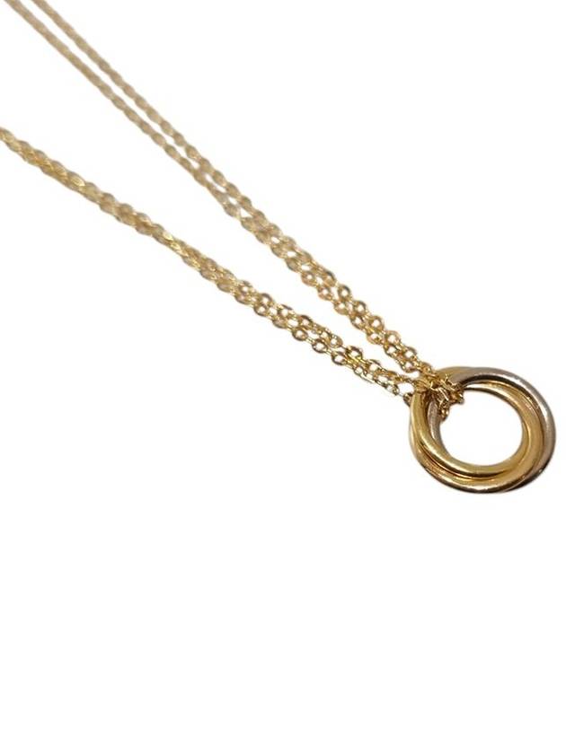 CRB7224851 Trinity pendant mini yellow gold necklace - CARTIER - BALAAN 3