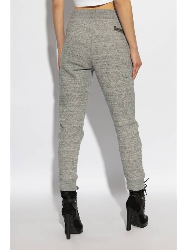 Dsquared2 Cotton Sweatpants, Women's, Grey - DSQUARED2 - BALAAN 4