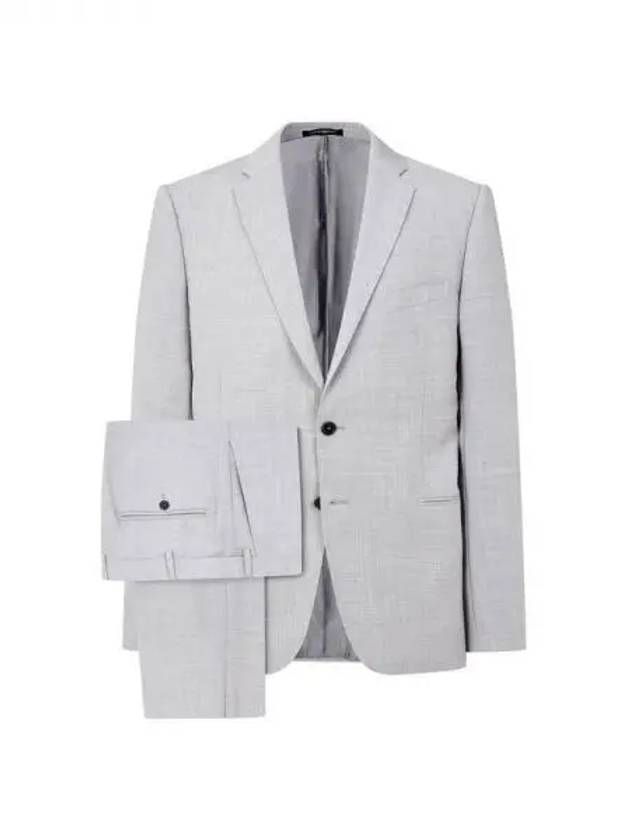 Men s solid wool no cheat single suit gray 270470 - EMPORIO ARMANI - BALAAN 1